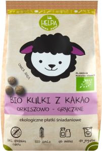 KULKI ORKISZOWO GRYCZANE Z KAKAO BIO 160 g - HELPA