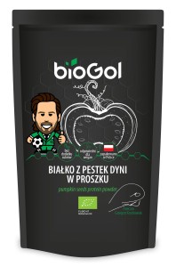 BIAŁKO Z PESTEK DYNI W PROSZKU BIO 500 g - BIOGOL