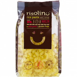 Makaron ryżowy z kurkumą KOLANKA 300g RISOLINO