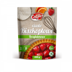 Ciasto BISZKOPTOWE bezglutenowe - sucha mieszanka 200g Celiko