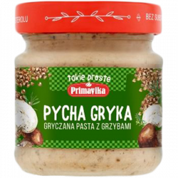 Pasta gryczana z grzybami PYCHA GRYKA bezglutenowa 160g PRIMAVIKA