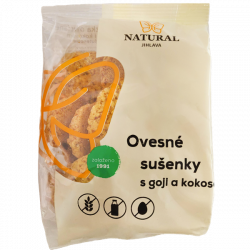 Ciasteczka owsiane z goji i kokosem b/glutenu 150g NATURAL