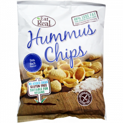 Chipsy z ciecierzycy z solą morską b/glutenu 45g EAT REAL