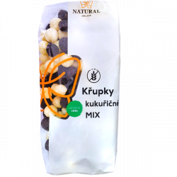 Chrupki kukurydziane czekoladowy mix 140g NATURAL