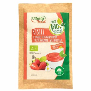 Kisiel o smaku truskawki z witaminą C BC BIO 38g Vitally Food