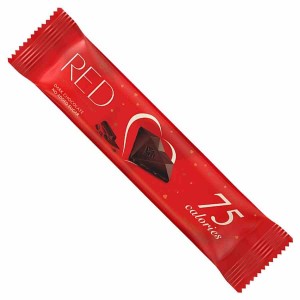 Baton z ciemnej czekolady BC 75 kalorii 26g RED Deligh