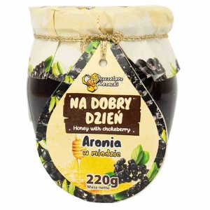 Miód z aronią Na dobry dzień 220g Pszczelarz Kozacki