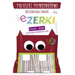 Paluszki Ezerki orkisz białe makowe 70g Ceglaste