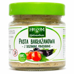 Pasta bakłażanowa z suszone pomidory Helcom 190g