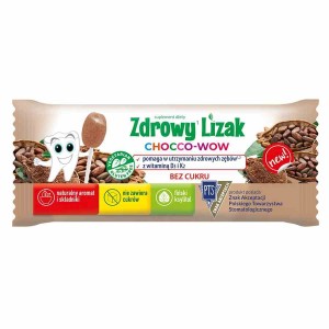 Zdrowy lizak Chocco-Wow smak kakao Starpharma 6g