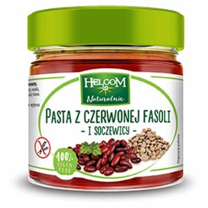 Pasta z czerwonej fasoli i soczewicy Helcom, 190g