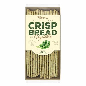 Płaskie chlebki warzywne z jarmużem Danvita, 130g