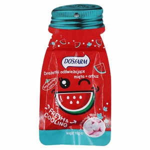 Drażetki odświeżające mięta + arbuz Dosfarm, 16g