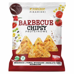 Piramidki proteinowe - barbeque Popcrop, 60g