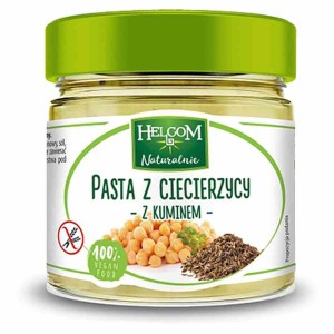 Pasta z ciecierzycy z kuminem Helcom, 190g
