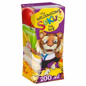 Sok "Sokuś" -  Wieloowocowy Sante, 200ml