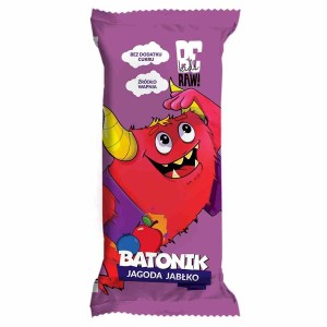 Baton Kids Jagoda Jabłko BeRAW, 25g