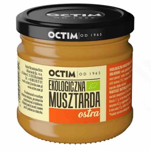 MUSZTARDA OSTRA BIO 180 g - OCTIM