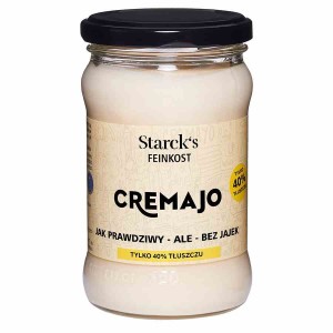 Cremajo 40% tłuszczu majonez bez jajek 270g Starck's