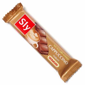 Baton czekolad cappuccino 0 cukru Sly Nutritia 25g