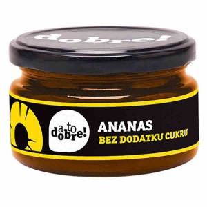 Ananas bez cukru jak konfitura A To Dobre! 215g
