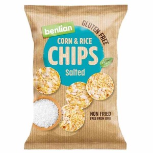 Chipsy kukurydziano-ryżowe z sól morska Benlian 50g