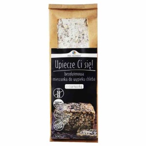 Mieszanka na chleb bezglutenowy z czarnuszką 500g Pięć Przemian