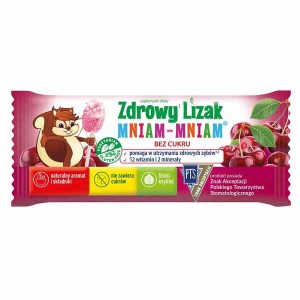 Zdrowy Lizak Mniam-Mniam smak wiśni Starpharma 6g