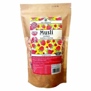 Musli owsiane malina morwa bezglut 5 Przemian 500g