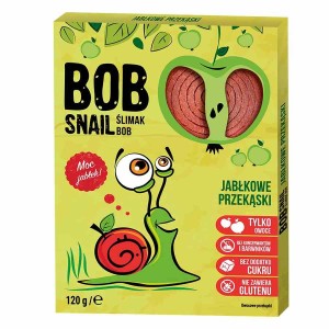 Przekąska jabłkowa bez cukru Bob Snail 120g