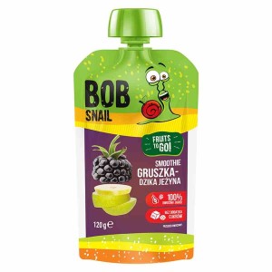Smoothie gruszka jeżyna bez cukru Bob Snail 120g