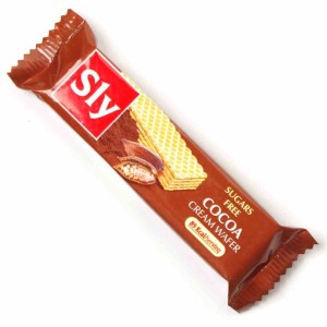 Wafelek z kremem kakao bez cukru Sly Nutritia 20g