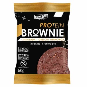 Protein Brownie Czekolada i Orzech Nerkowca 50g Frank&Oli
