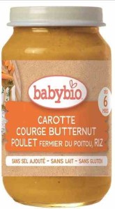 Danie ryż kurczak marchewka dynia od 6m BIO 200g BEZGL