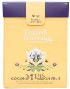 Herbata biała sypana z kokosem i marakują BIO 80 g