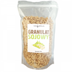 Granulat sojowy naturalny 250g NUTA ZDROWIA