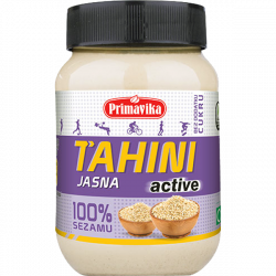  Tahini ACTIVE jasne 100% z sezamu prażonego 460g PRIMAVIKA