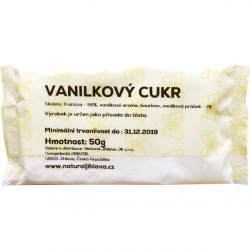 Cukier waniliowy na fruktozie 50g NATURAL