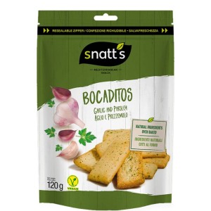 Chrupki chlebowe z czosnkiem i pietruszką 80 g SNATT'S