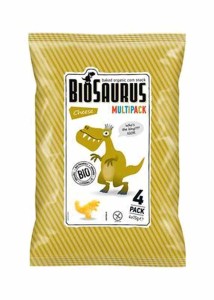 Chrupki kukurydziane Dinozaur serowe BEZG BIO 4x15g