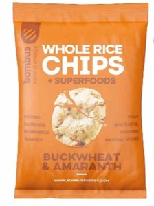 Chipsy ryżowe pełnoziar gryk i amarantus BEZGL 60g