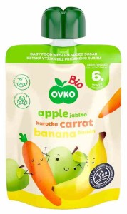 Przecier jabłko-marchew-banan od 6m BIO 90g