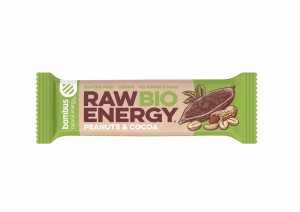 Baton RAW ENERGY orzech kakao BEZGL BIO 50 g