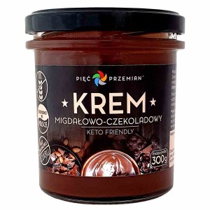 Krem migdałowo-czekoladowy KETO Pięć Przemian 300g