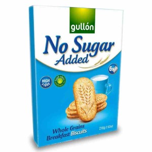 Ciastka pełnoziarniste bez cukru Gullón 216g