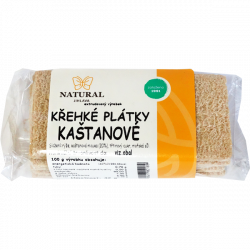 Chlebek chrupki kasztanowy 49g NATURAL