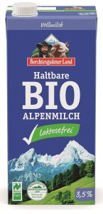 MLEKO UHT OBNIŻONA LAKTOZA min 3,5% TŁUSZCZ BIO 1L BERCHTESGADENER LAND