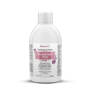 SUPLEMENT DIETY KWAS HIALURONOWY PŁYN BEZGLUT 500ml PHARMOVIT