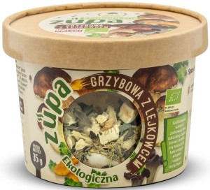 ZUPA GRZYBOWA Z LEJKOWCEM DĘTYM LIOFILIZOWANA 35g BIO - DARY NATURY