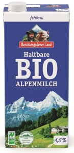 MLEKO UHT min 1,5% TŁUSZCZ BIO 1L BERCHTESGADENER LAND